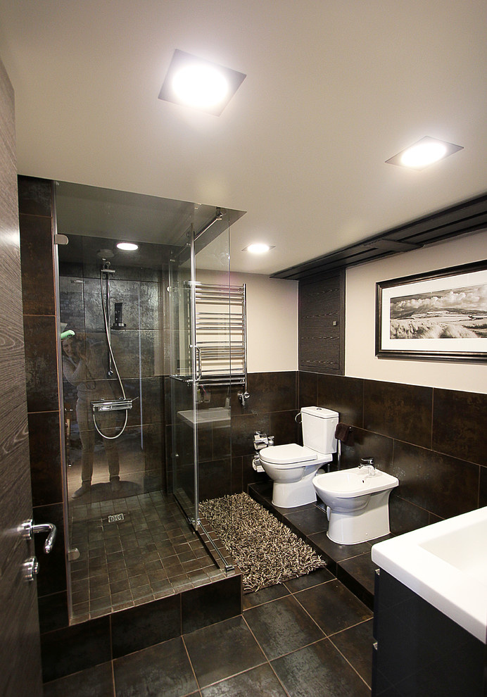 санузел в стиле Лофт