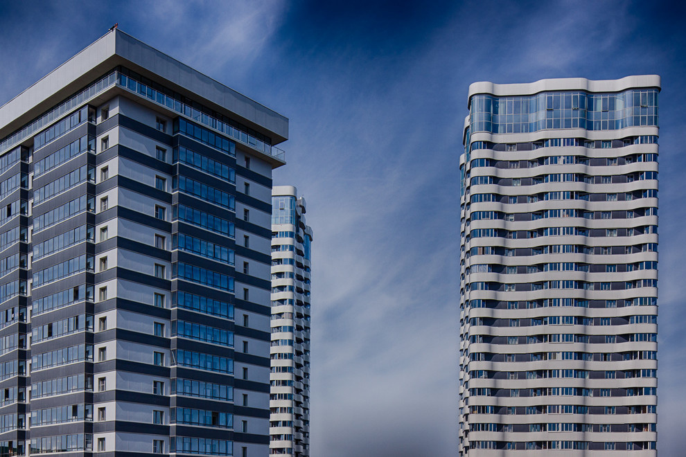 Архитектурная съемка в Новосибирске. ЖК "Оазис"