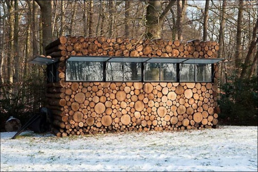 Фасад из дерева