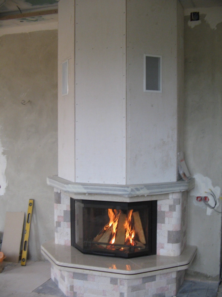 Камины  в работе