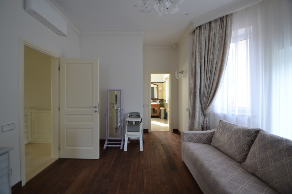 Загородный дом в Барвихе - гостиная, кухня и зал