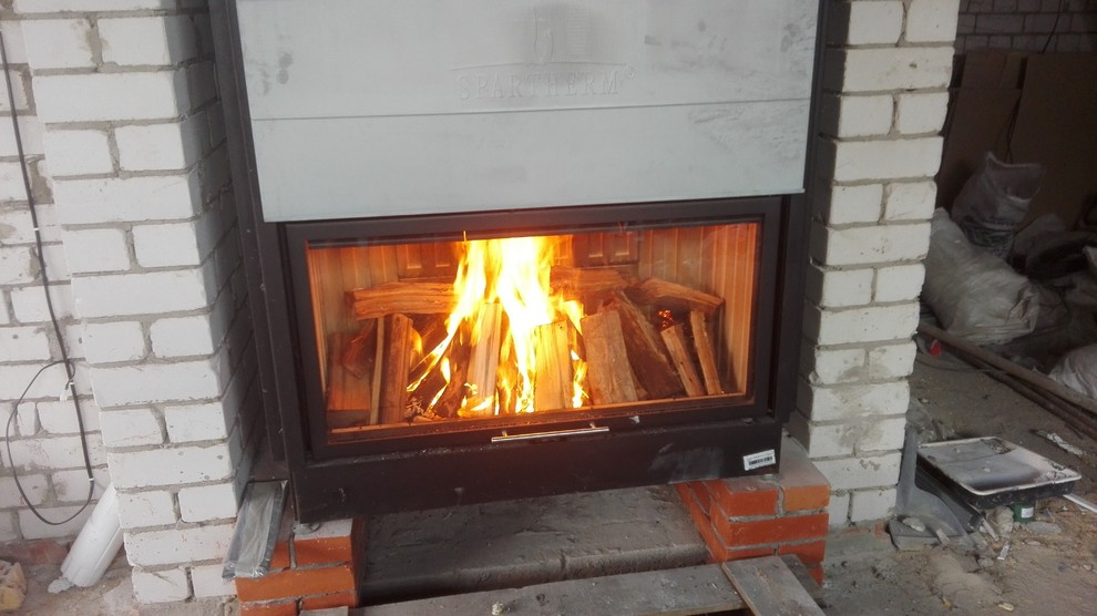 Камины  в работе