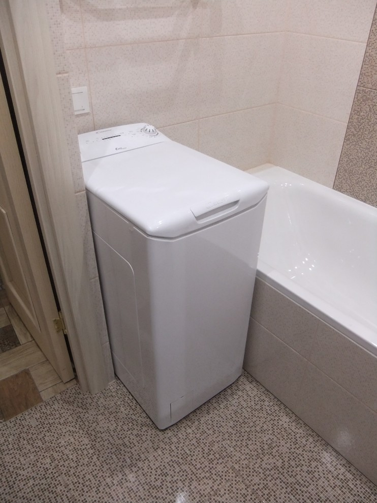 Место для стиральной машины с верхней загрузкой