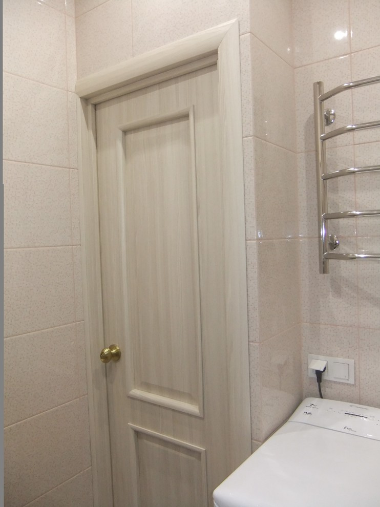 Новостройка с перепланировкой санузла и кухни.