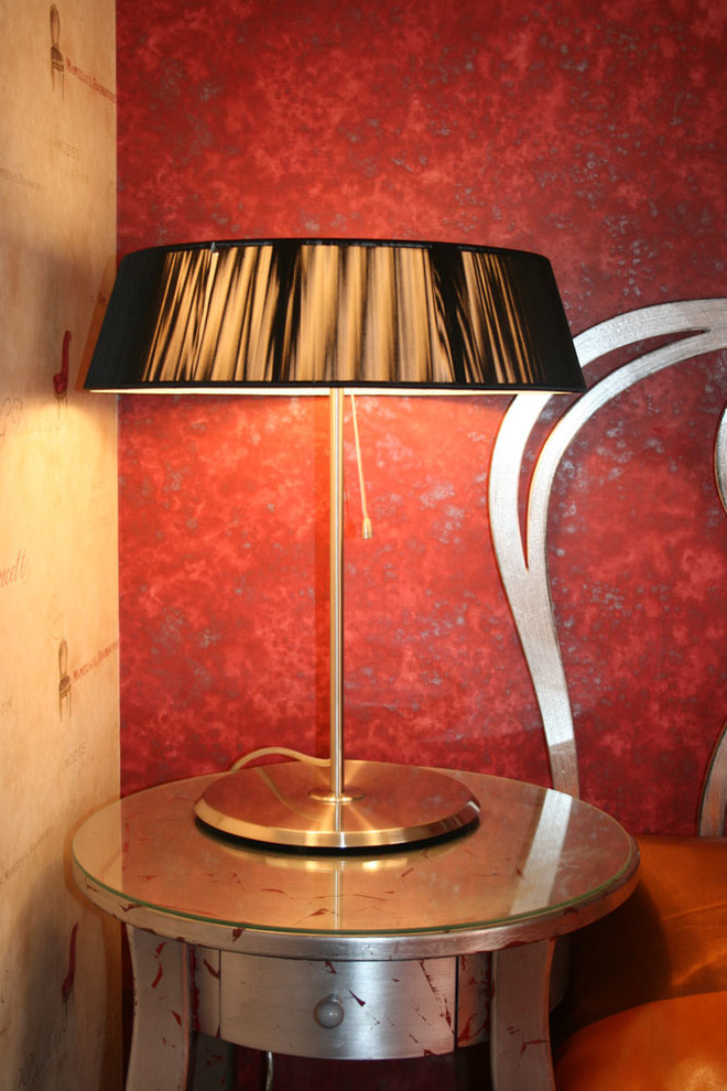 Спальня в бордо