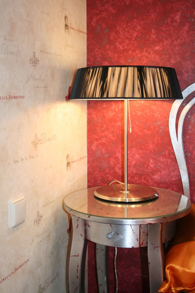 Спальня в бордо