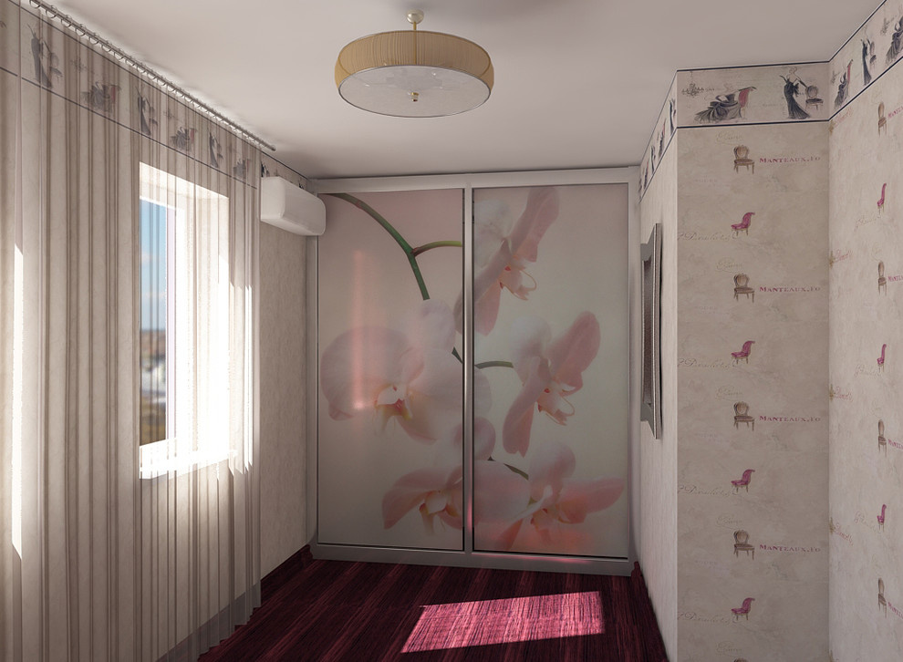 Спальня в бордо