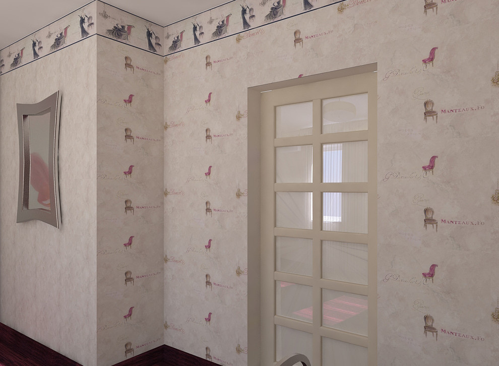 Спальня в бордо