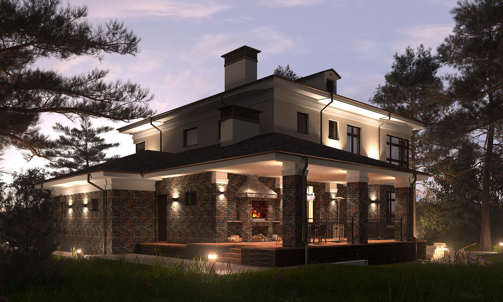 Наружное освещение - Жилой дом / Кратово