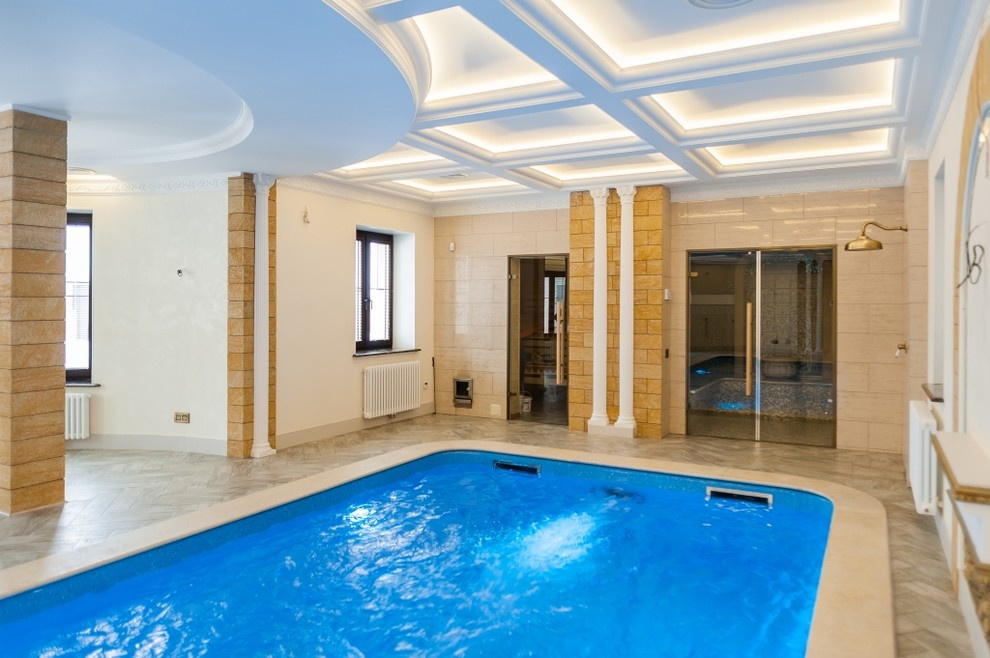 Композитный бассейн, сауна, хамам