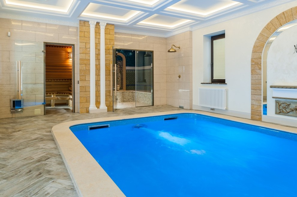 Композитный бассейн, сауна, хамам