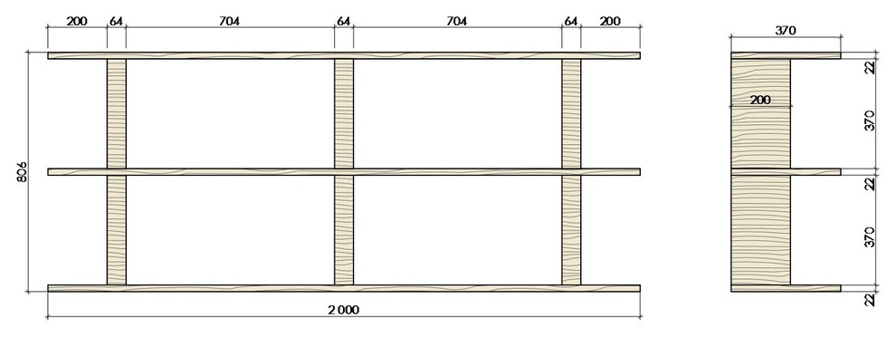 Стол тумба полка