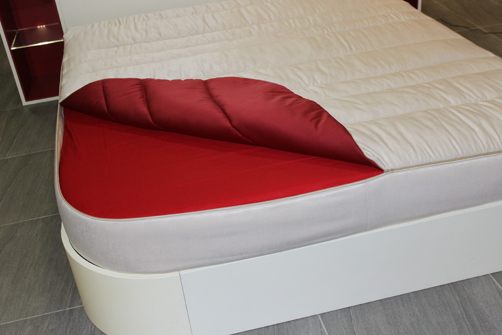 Многофункциональный модуль в спальню. Кровать zipper