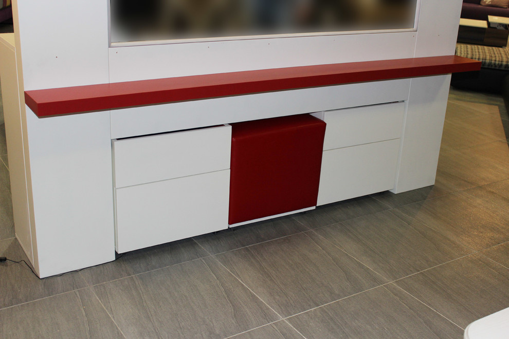 Многофункциональный модуль в спальню. Кровать zipper