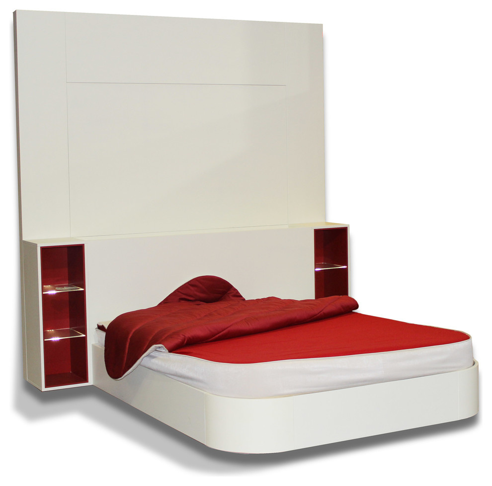 Многофункциональный модуль в спальню. Кровать zipper