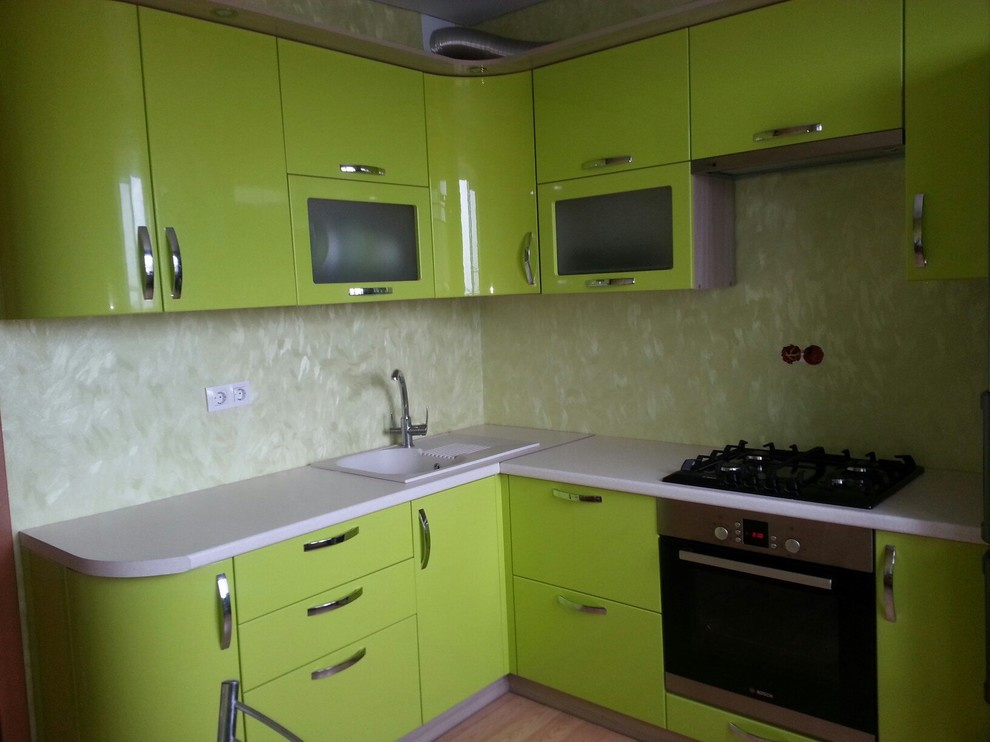 Кухонный фартук из закаленного стекла с фотопечатью