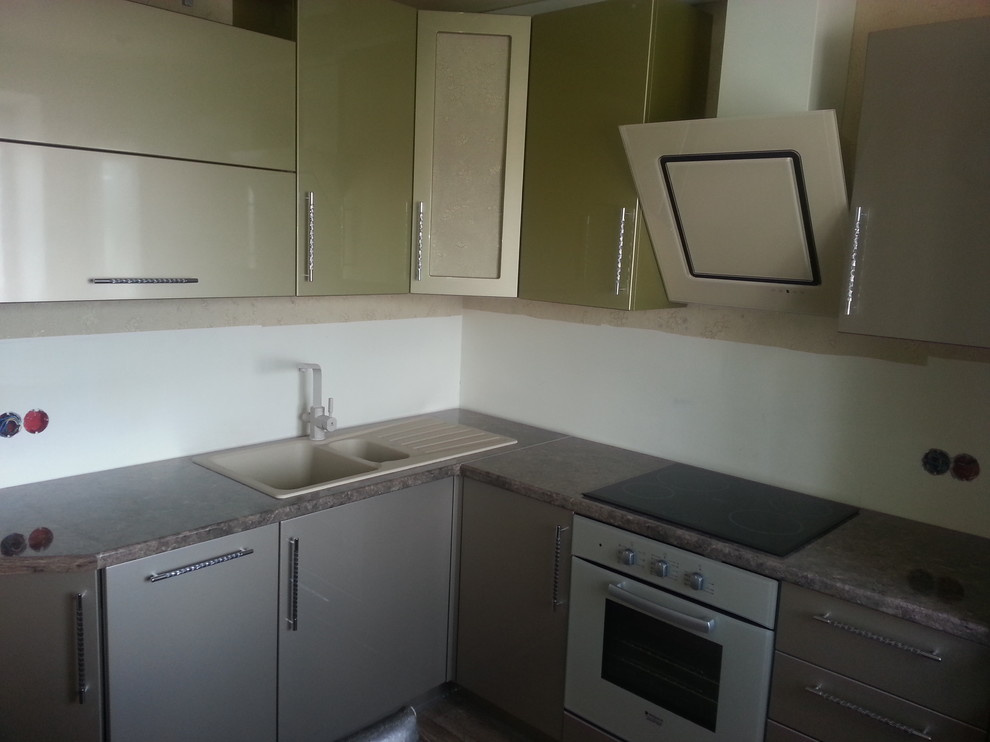 Кухонный фартук из закаленного стекла с фотопечатью