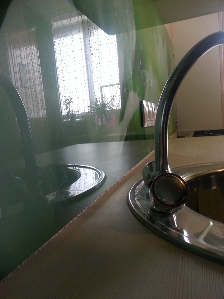 Кухонный фартук из закаленного стекла с фотопечатью