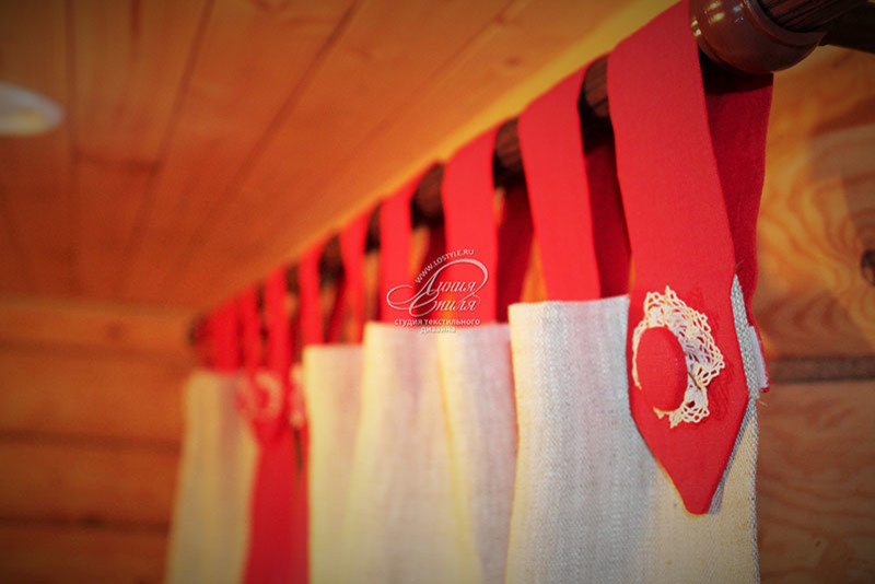 Обложка проекта: Шторы в стиле кантри