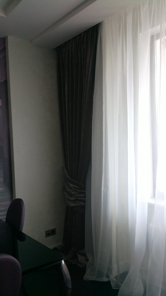 Обложка проекта: Шикарный бархат и сетка в классическом интерьере