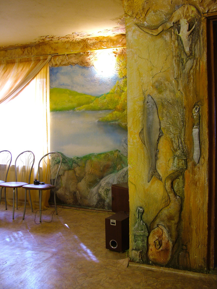 Интерьер каминного зала