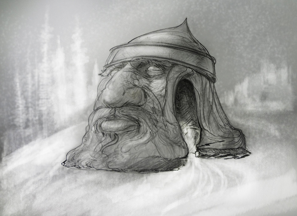 Интерьер каминного зала