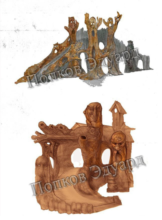 Интерьер каминного зала