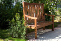 Беседка в стиле Шале на участке коттеджа