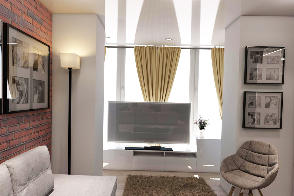 Обложка проекта: Проект кухни-гостиной для молодой семьи.