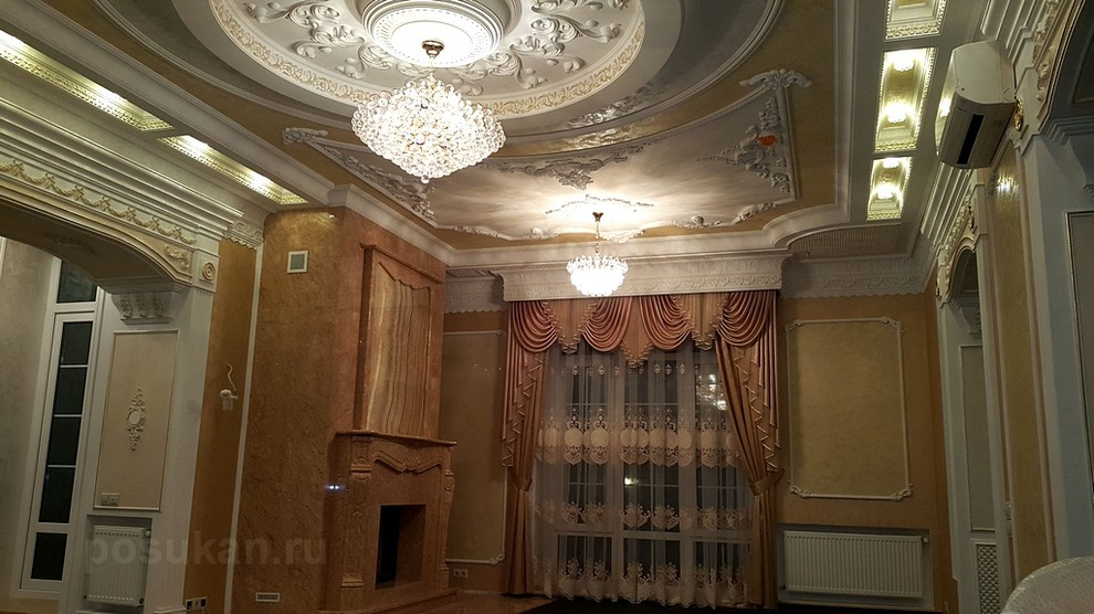 Дизайн интерьера, гипсовая лепнина