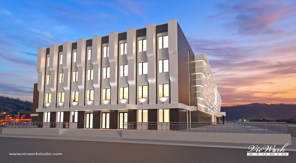 Concept Design of the Shopping Mall facade V.1.
