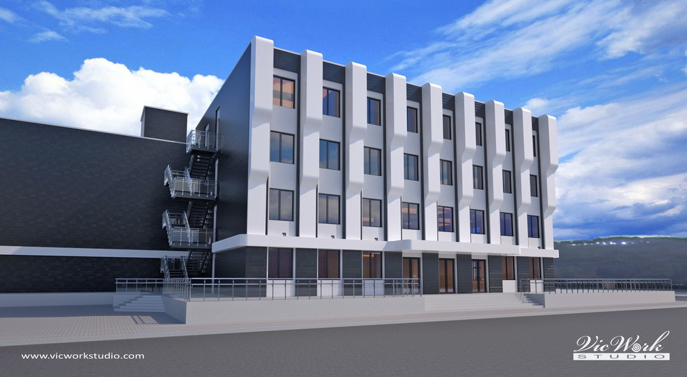 Обложка проекта: Concept Design of the Shopping Mall facade V.1.