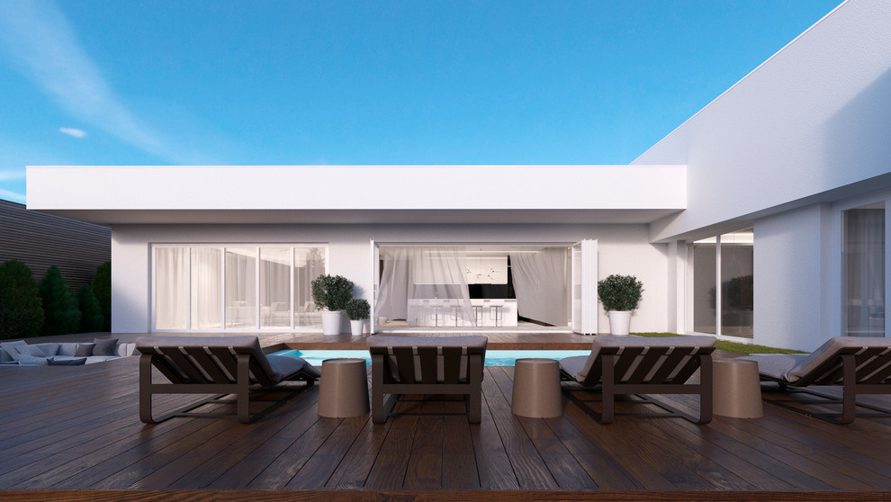 Современный дом c бассейном в Ростовской области