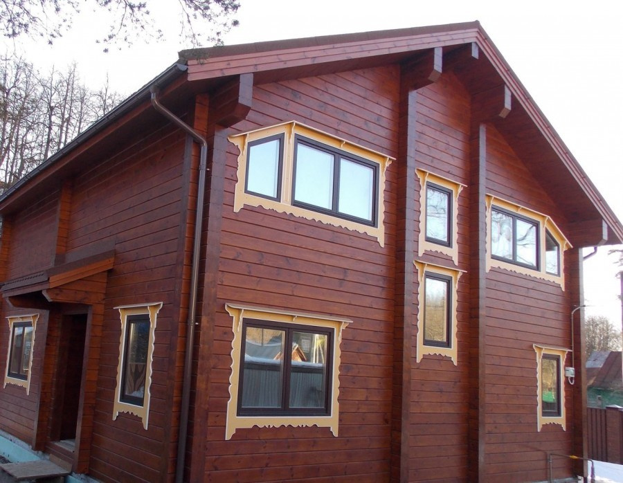 Обложка проекта: Дом из бруса.