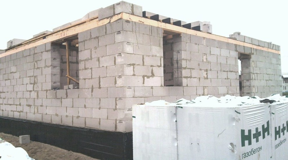Коттеджный поселок "Горки". Дом из газобетонных блоков