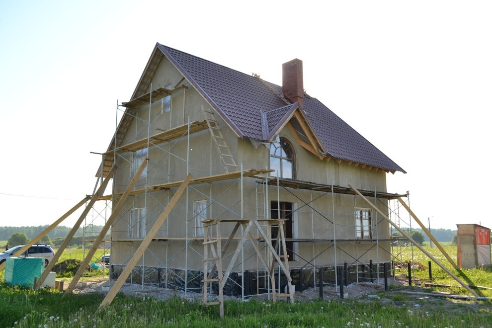 Коттеджный поселок "Горки". Дом из газобетонных блоков