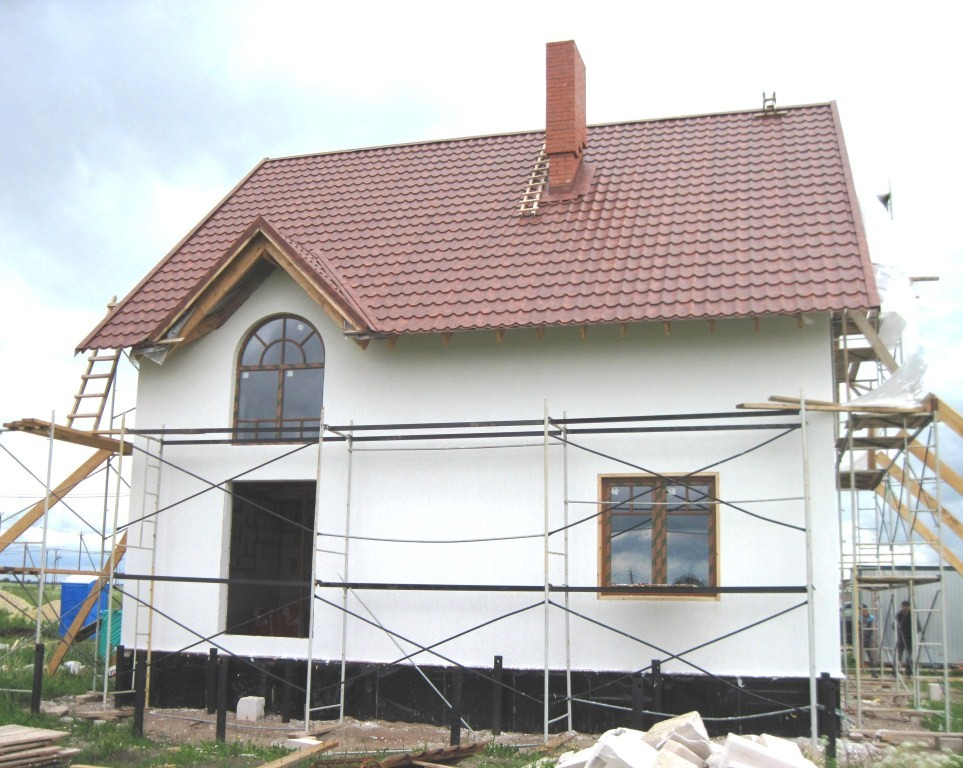 Коттеджный поселок "Горки". Дом из газобетонных блоков