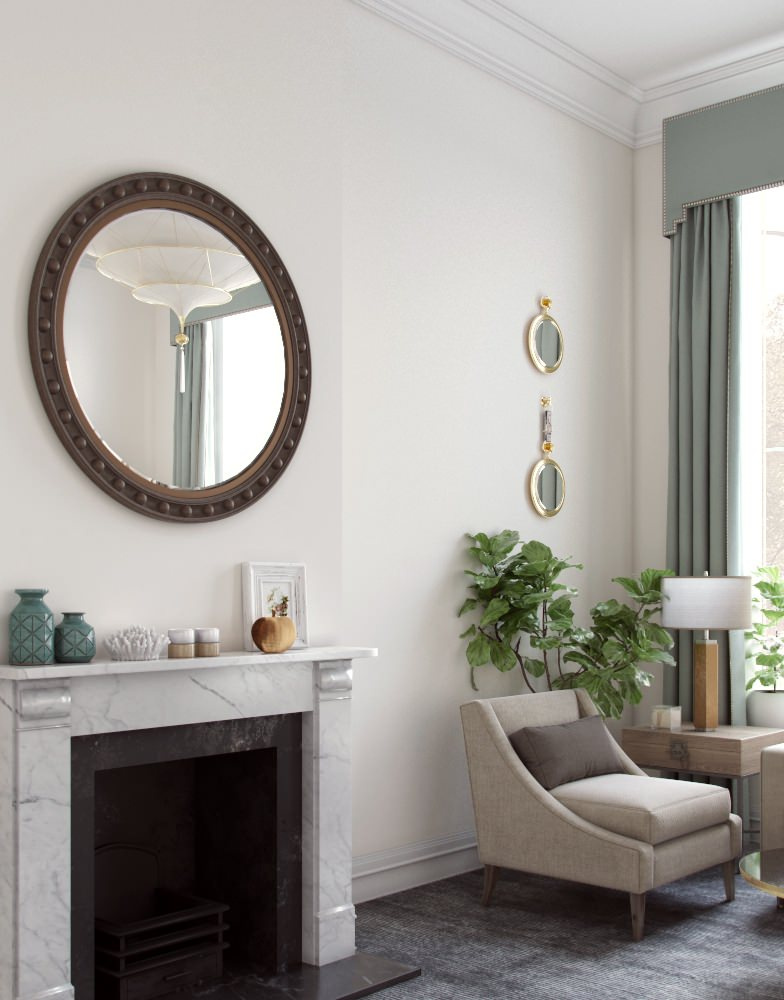 Обложка проекта: Transitional dusty colors living room