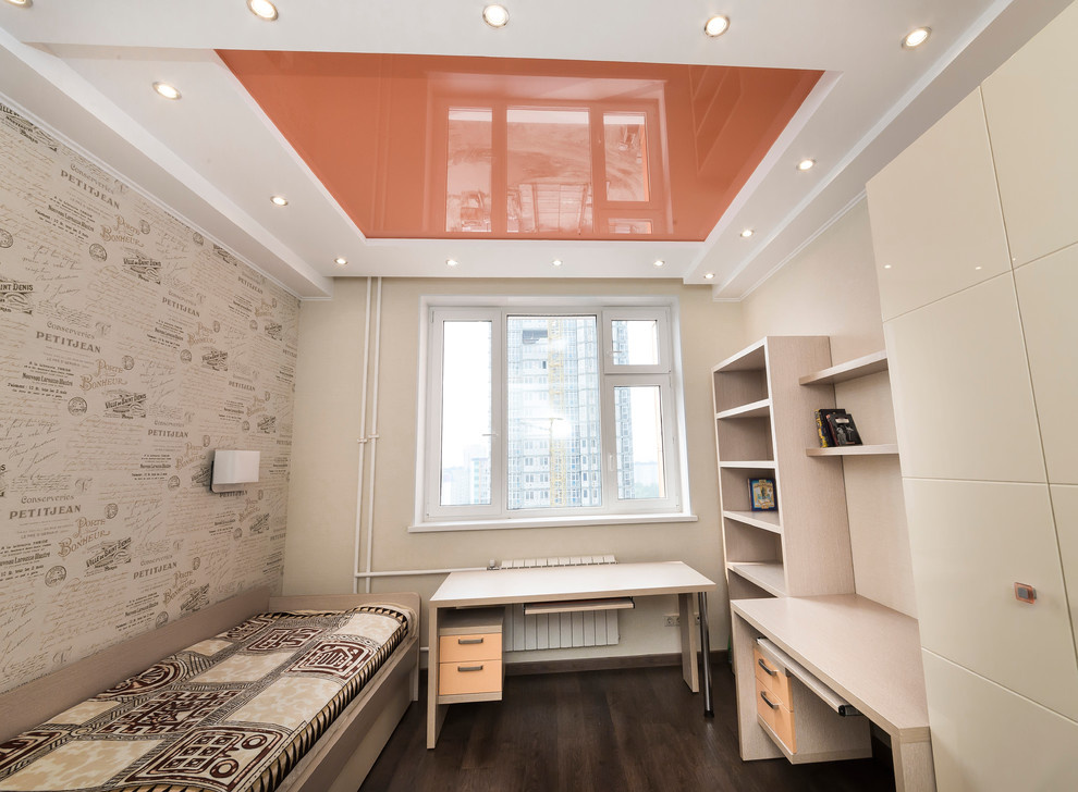 квартира с зеленой кухней