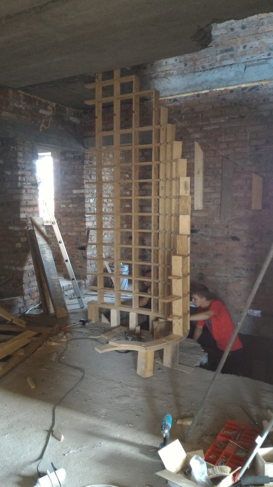 Монолитная железобетонная лестница