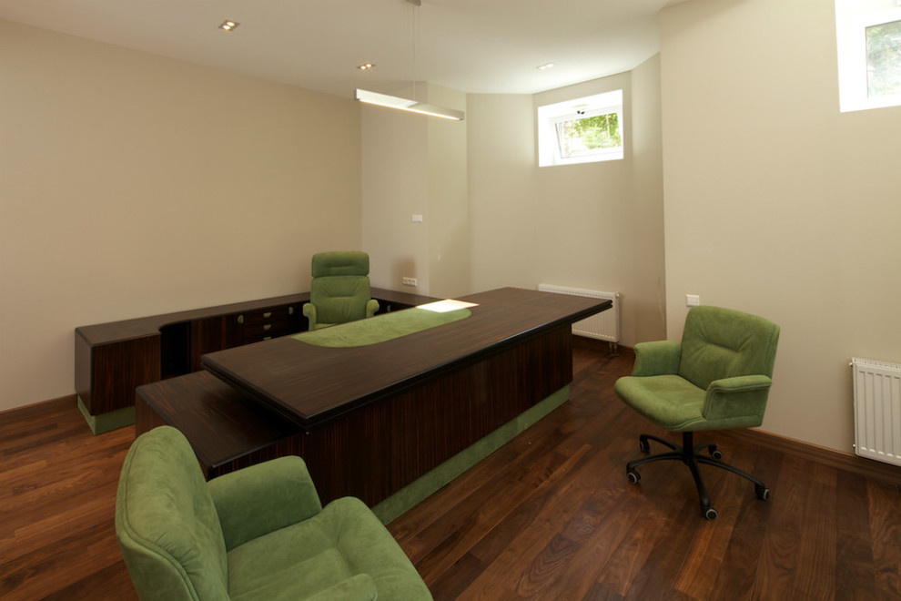 Классический Кабинет в Коттедже. Реализованный проект.