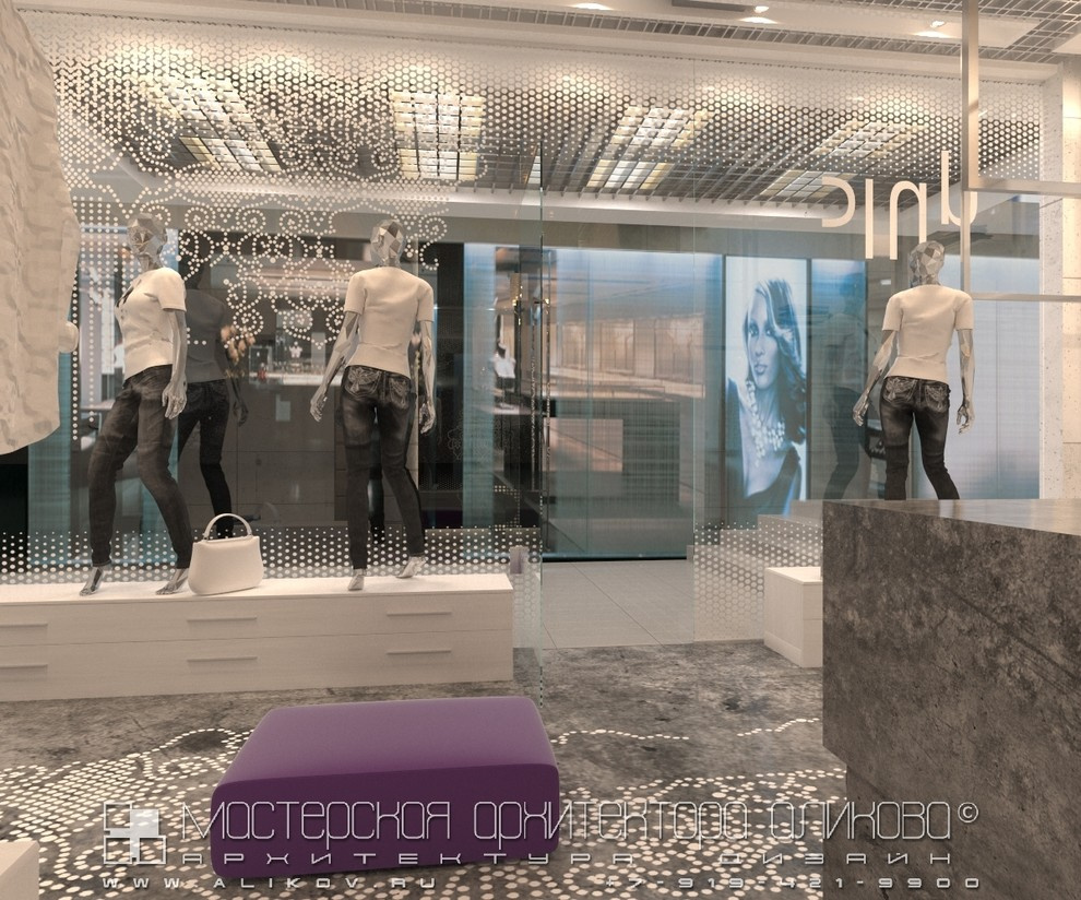 Интерьер магазина в стиле лофт во Владикавказе