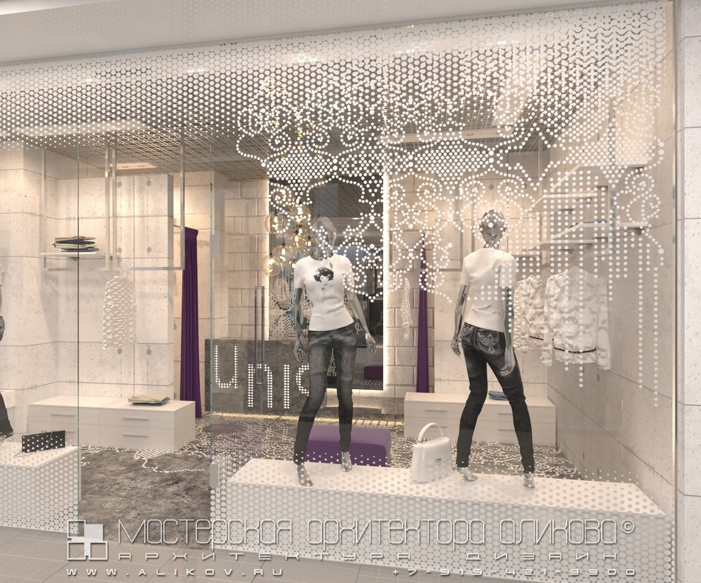 Интерьер магазина в стиле лофт во Владикавказе