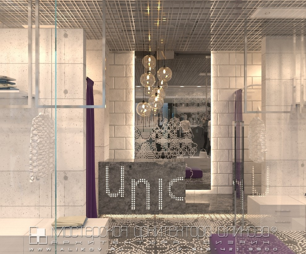 Интерьер магазина в стиле лофт во Владикавказе