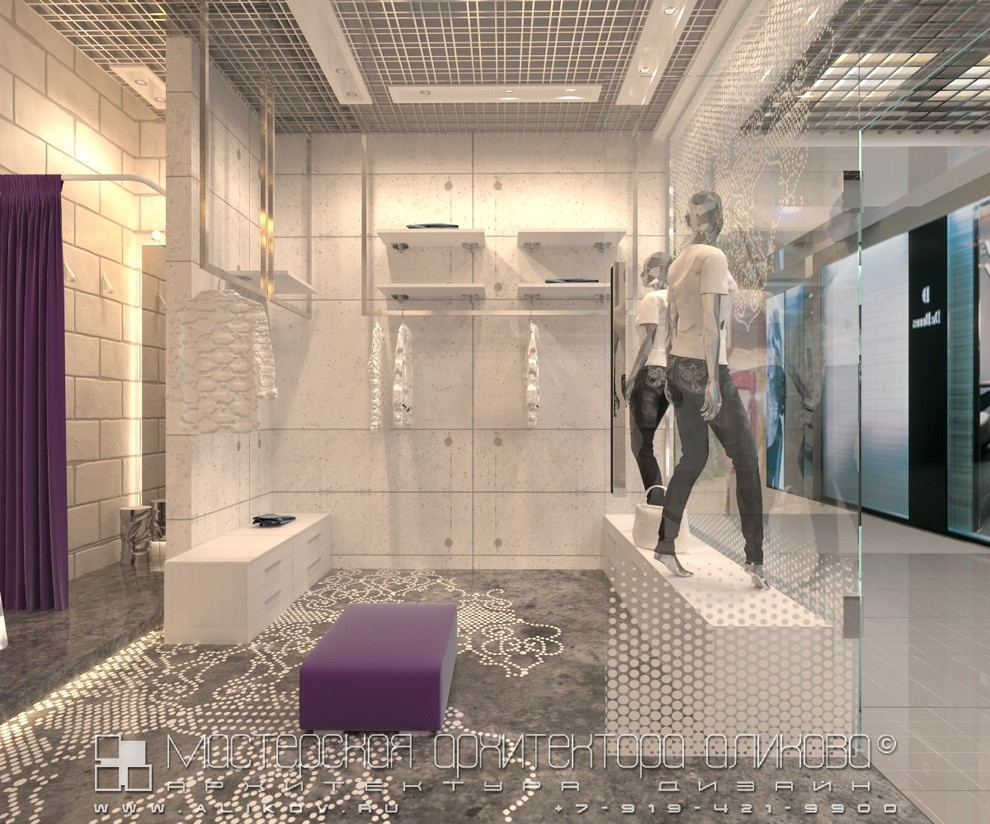 Интерьер магазина в стиле лофт во Владикавказе