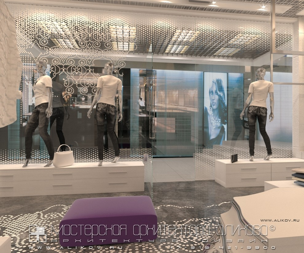 Интерьер магазина в стиле лофт во Владикавказе