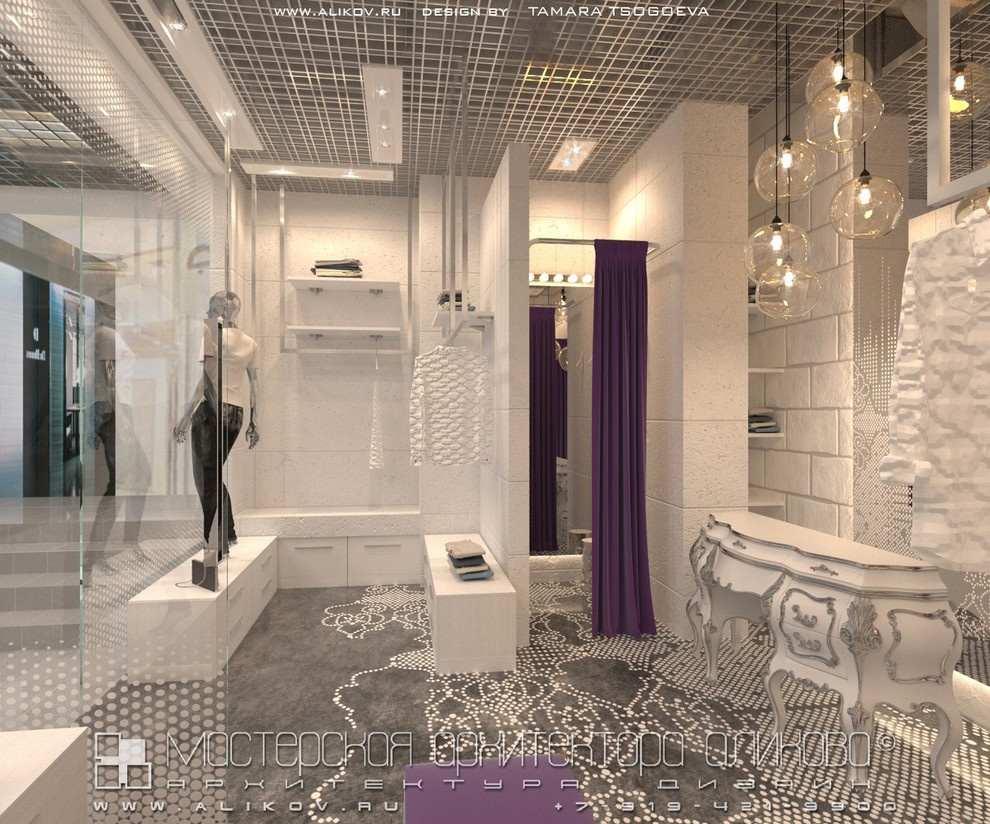 Интерьер магазина в стиле лофт во Владикавказе