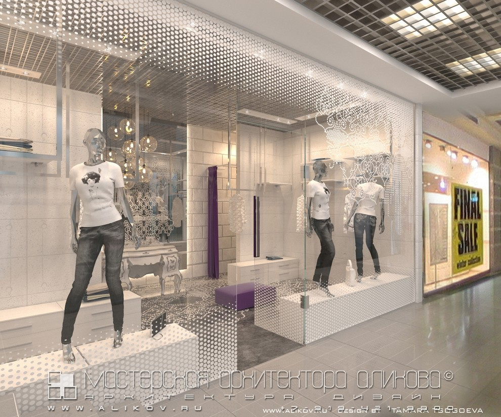 Интерьер магазина в стиле лофт во Владикавказе