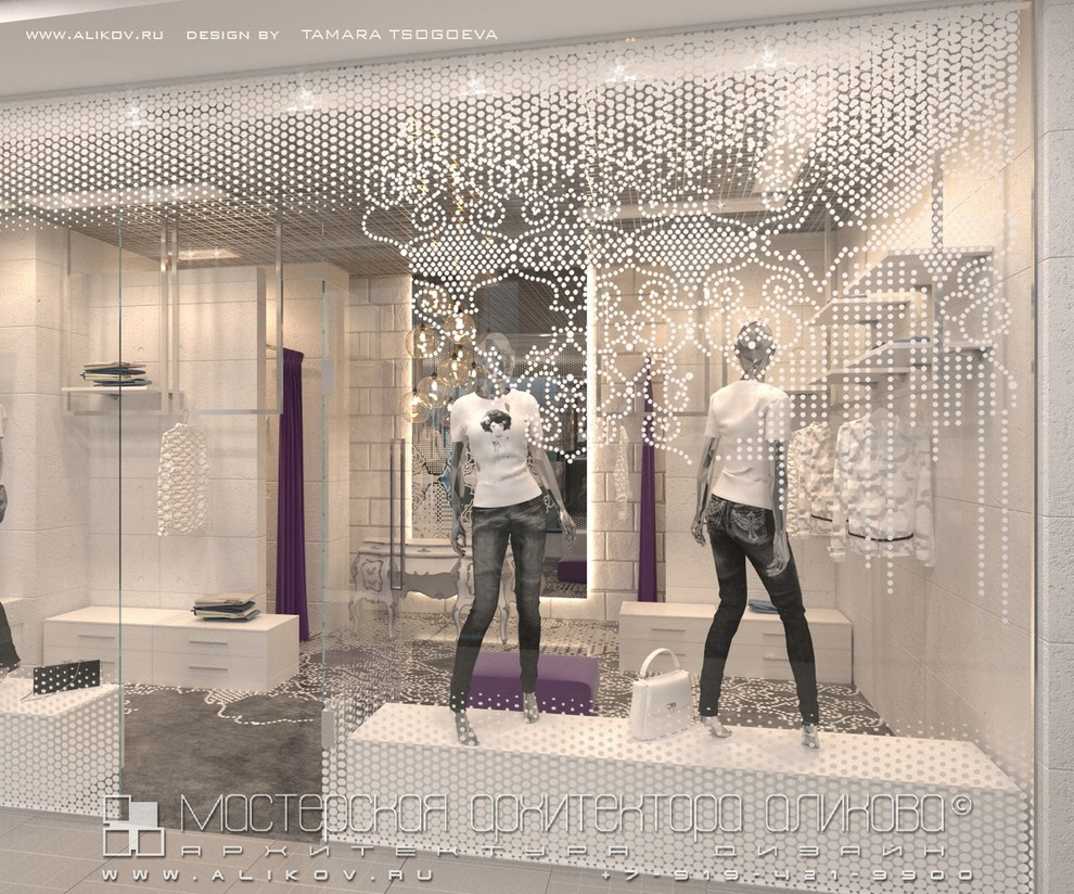 Интерьер магазина в стиле лофт во Владикавказе