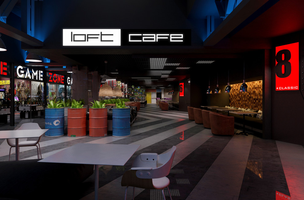 Кинотеатр в стиле LOFT